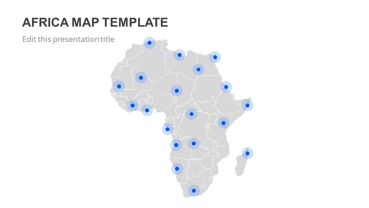 Africa Map Template Top Africa Map Powerpoint Templat vrogue co