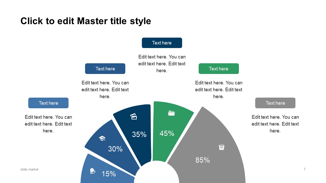 Small Business Pitch PowerPoint Template Slide.Market