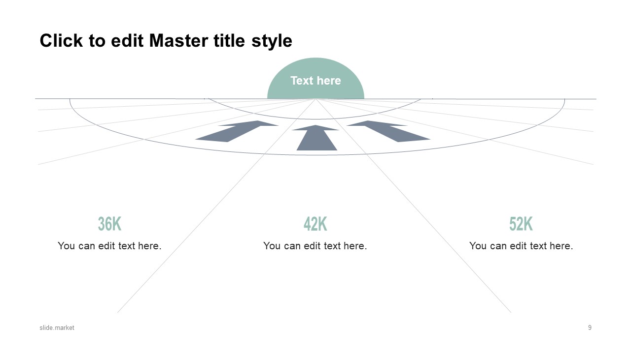 Modern Generic Business PowerPoint Template Slide.Market