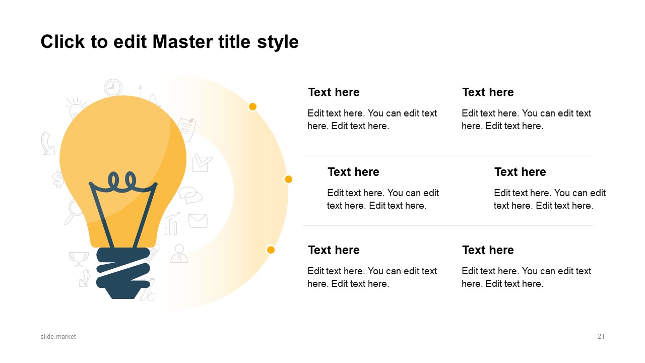 Yellow Background PowerPoint Template | Slide.Market