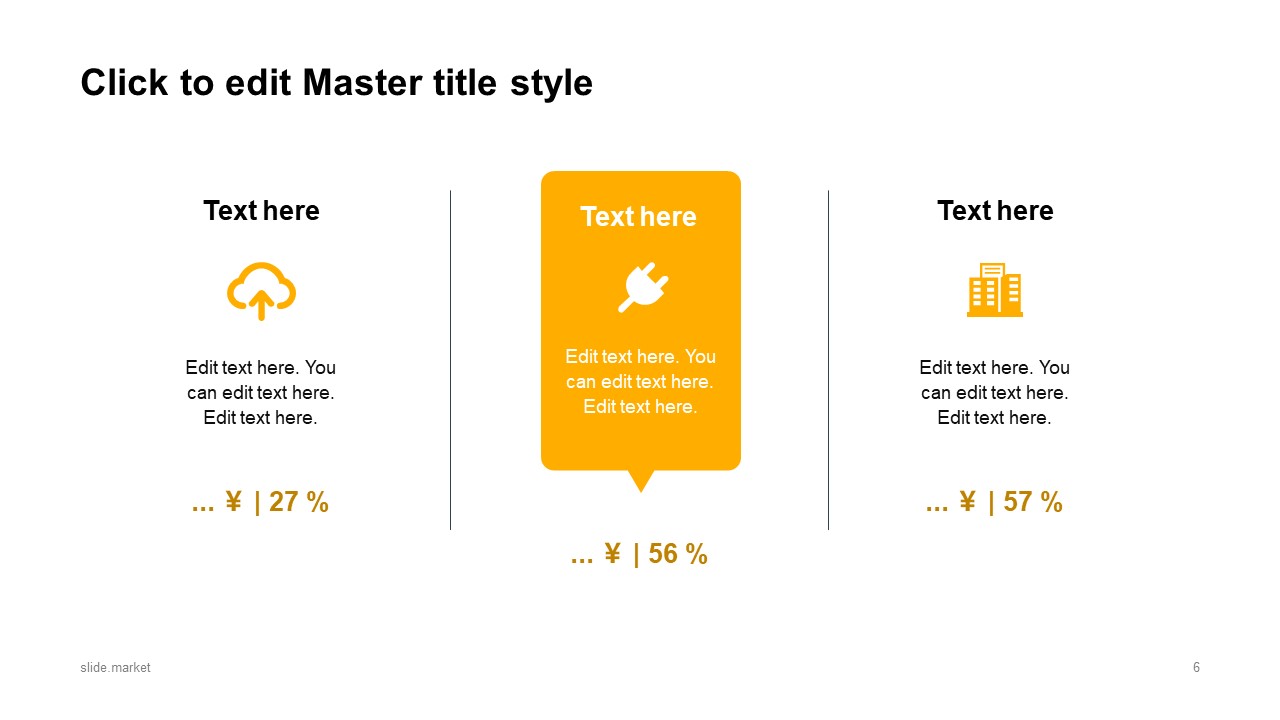 Yellow Background PowerPoint Template | Slide.Market